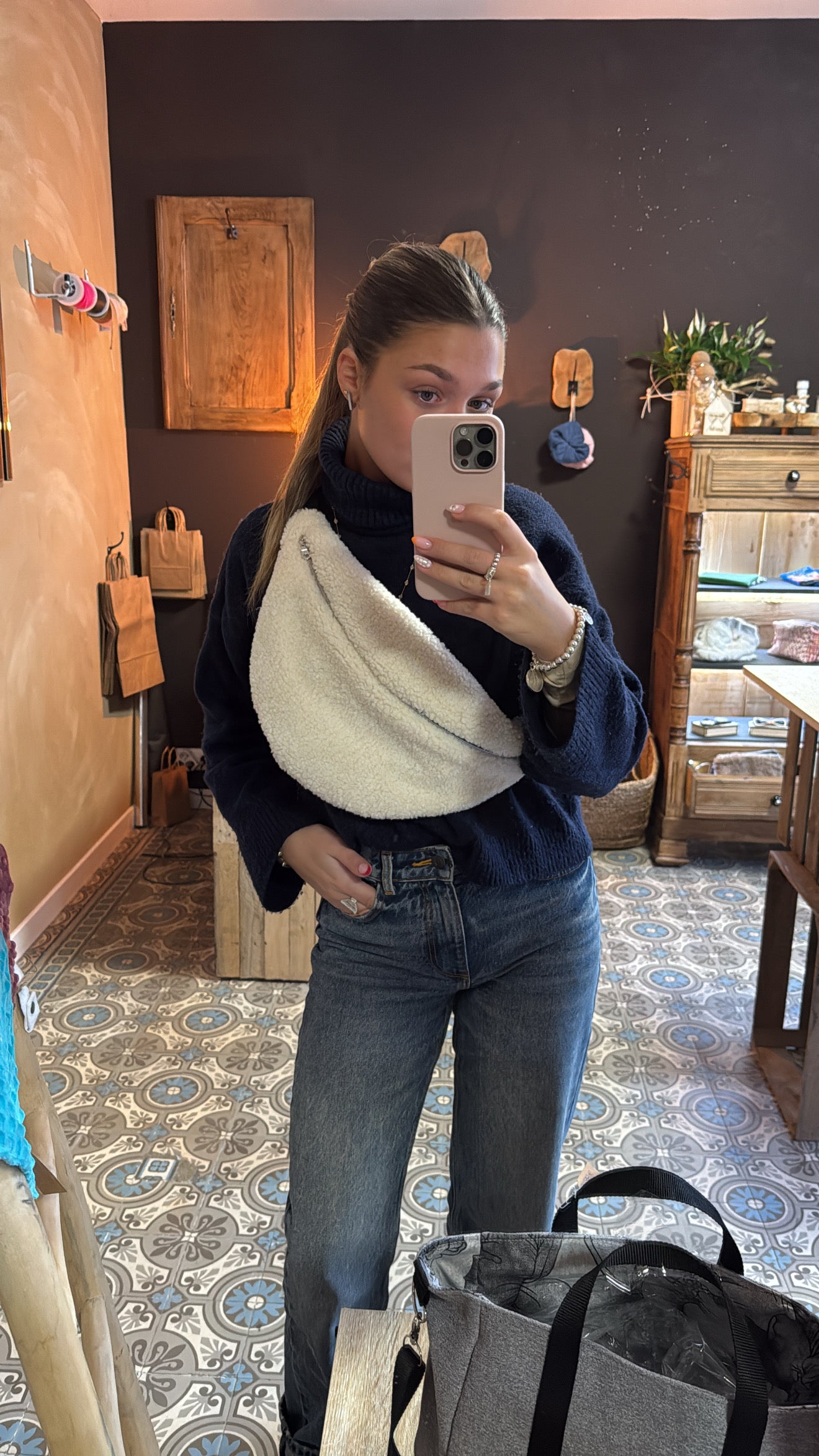 Sac banane personnalisable. Créez votre sac en choisissant vos tissus intérieurs et extérieurs. Création sur mesure