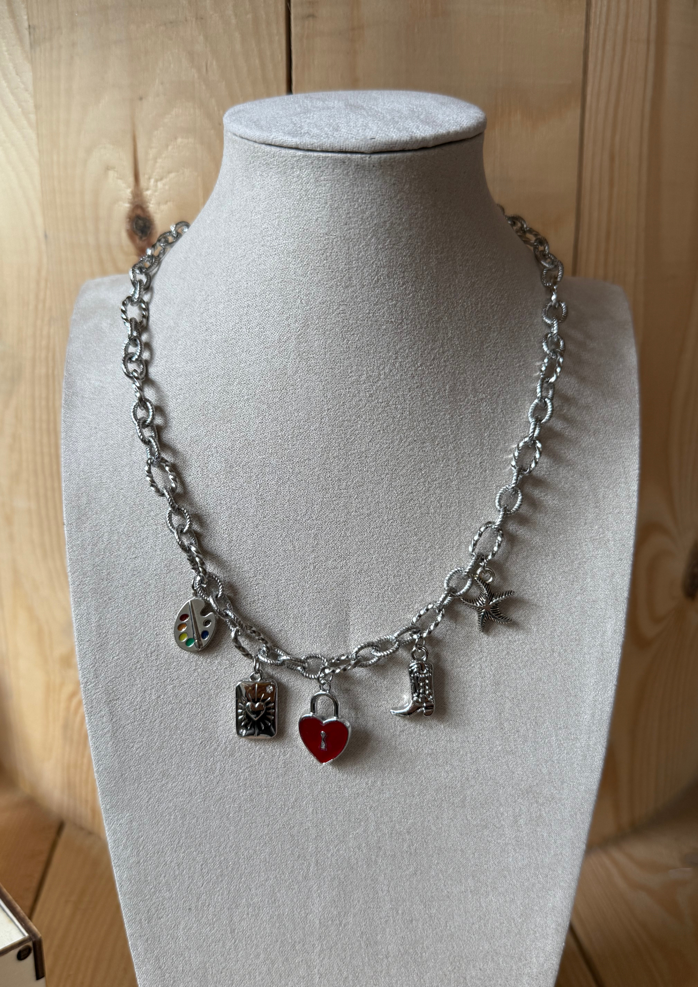Collier personnalisable argenté