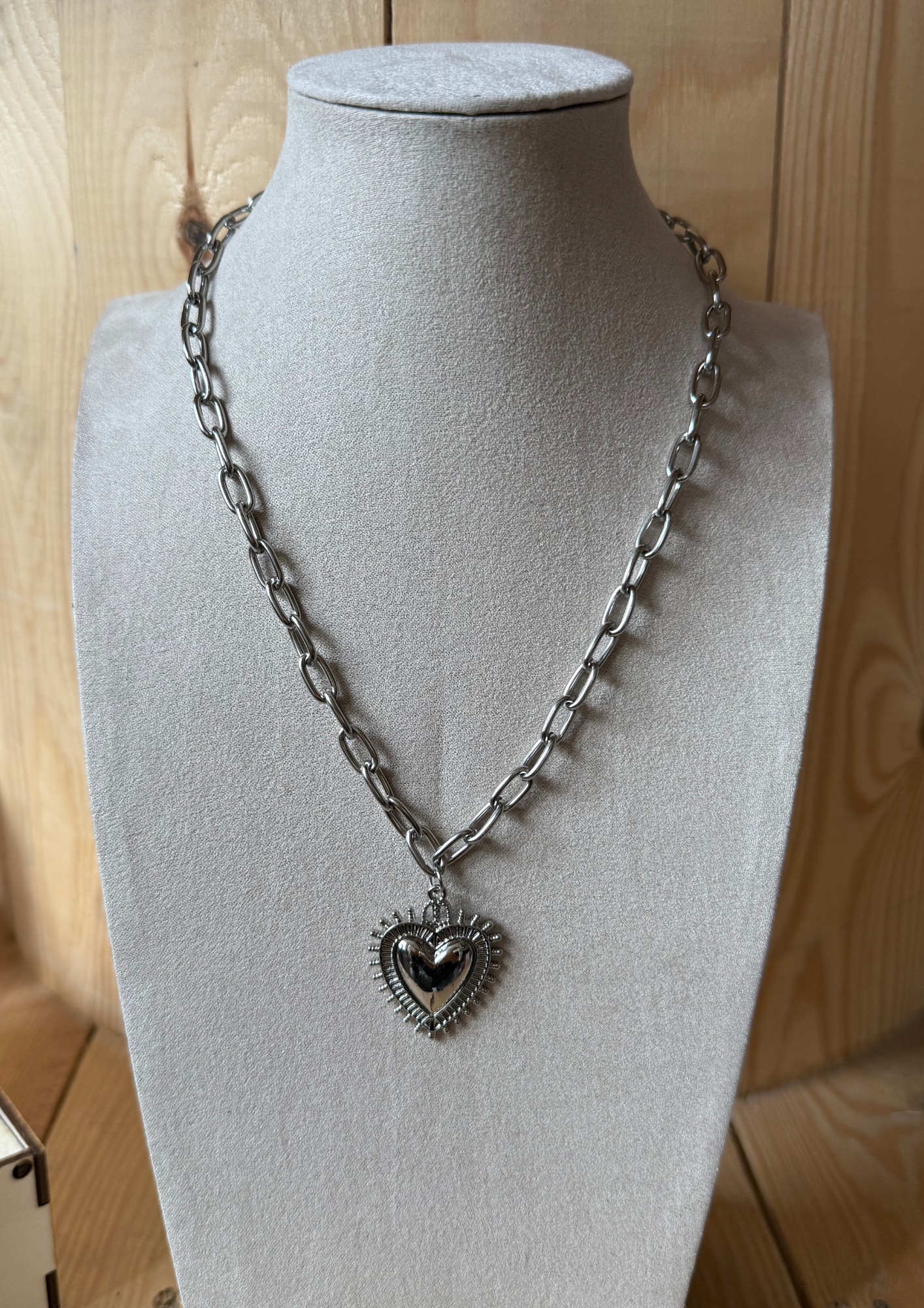 Collier personnalisable argenté