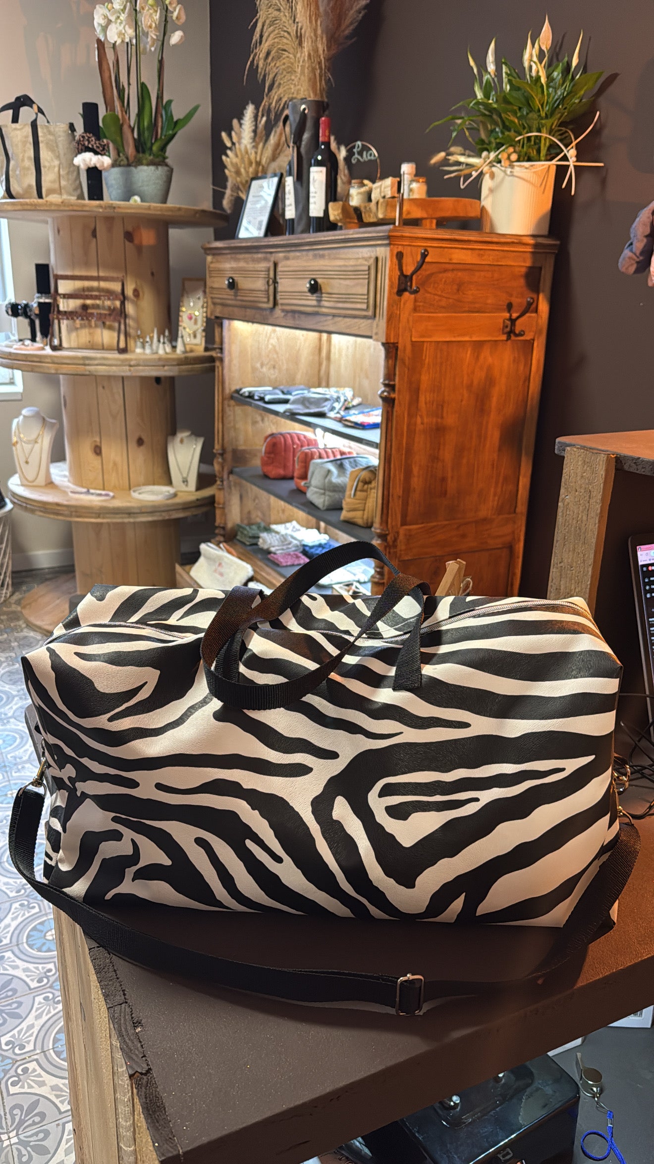 Sac Week-end personnalisable. Créez votre sac en choisissant vos tissus intérieurs et extérieurs. Création sur mesure