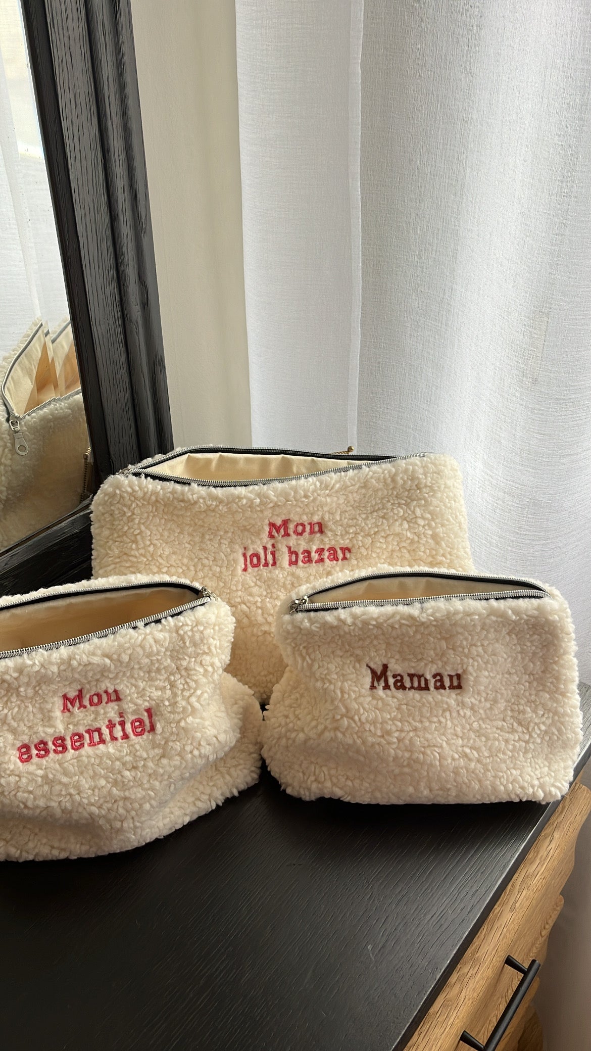 Trousse de toilette - Trousse de toilette fait main - couture trousse de toilette - couture sur mesure