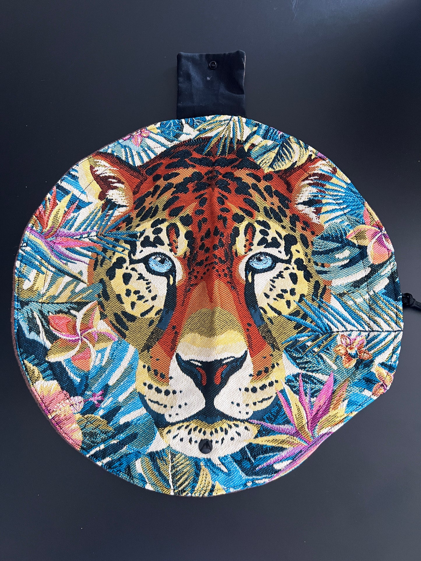 Bourse Ă  maquillage T1 "Lison" similicuir marron - creation by loliart