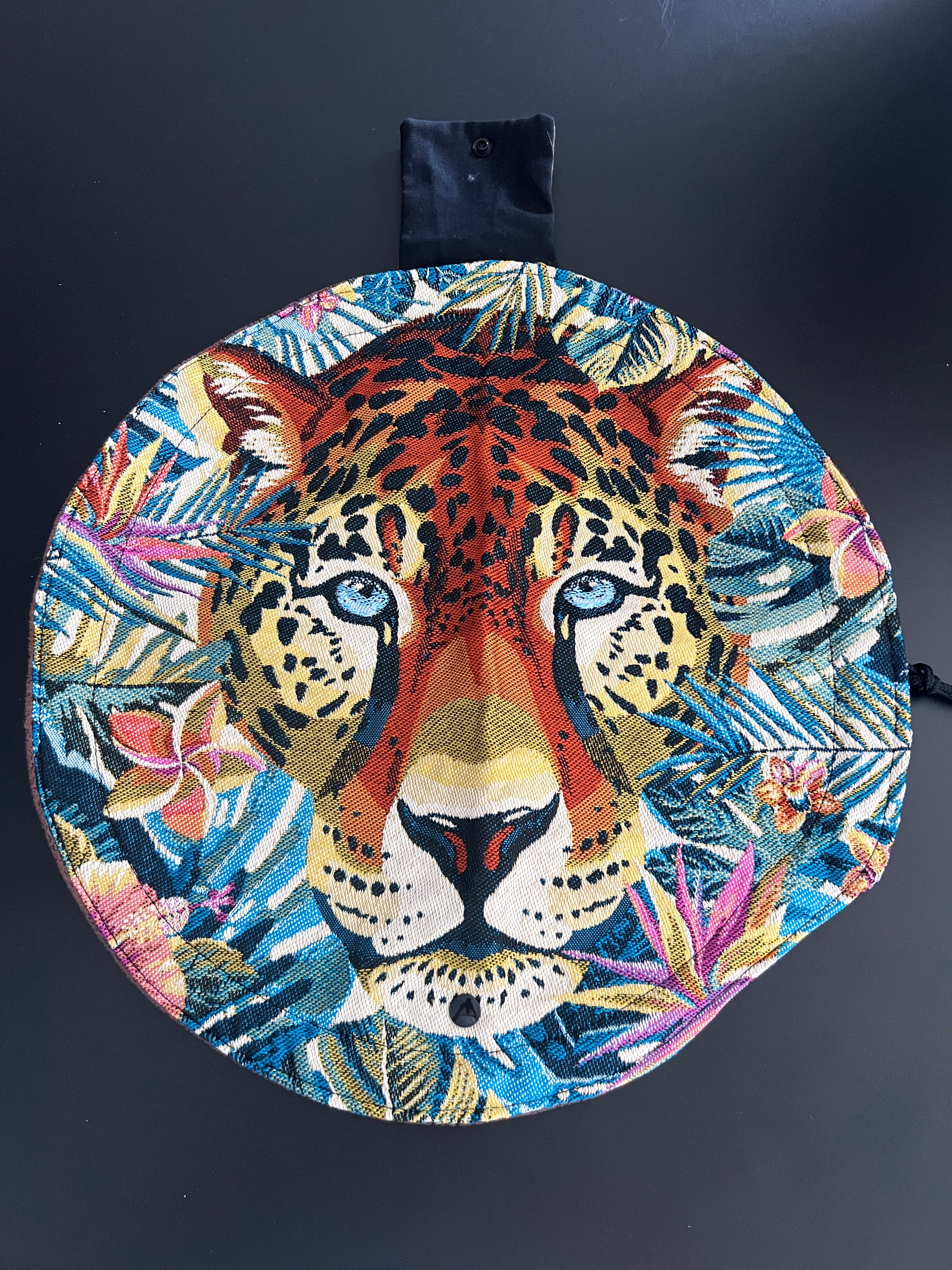 Bourse Ă  maquillage T1 "Lison" similicuir marron - creation by loliart