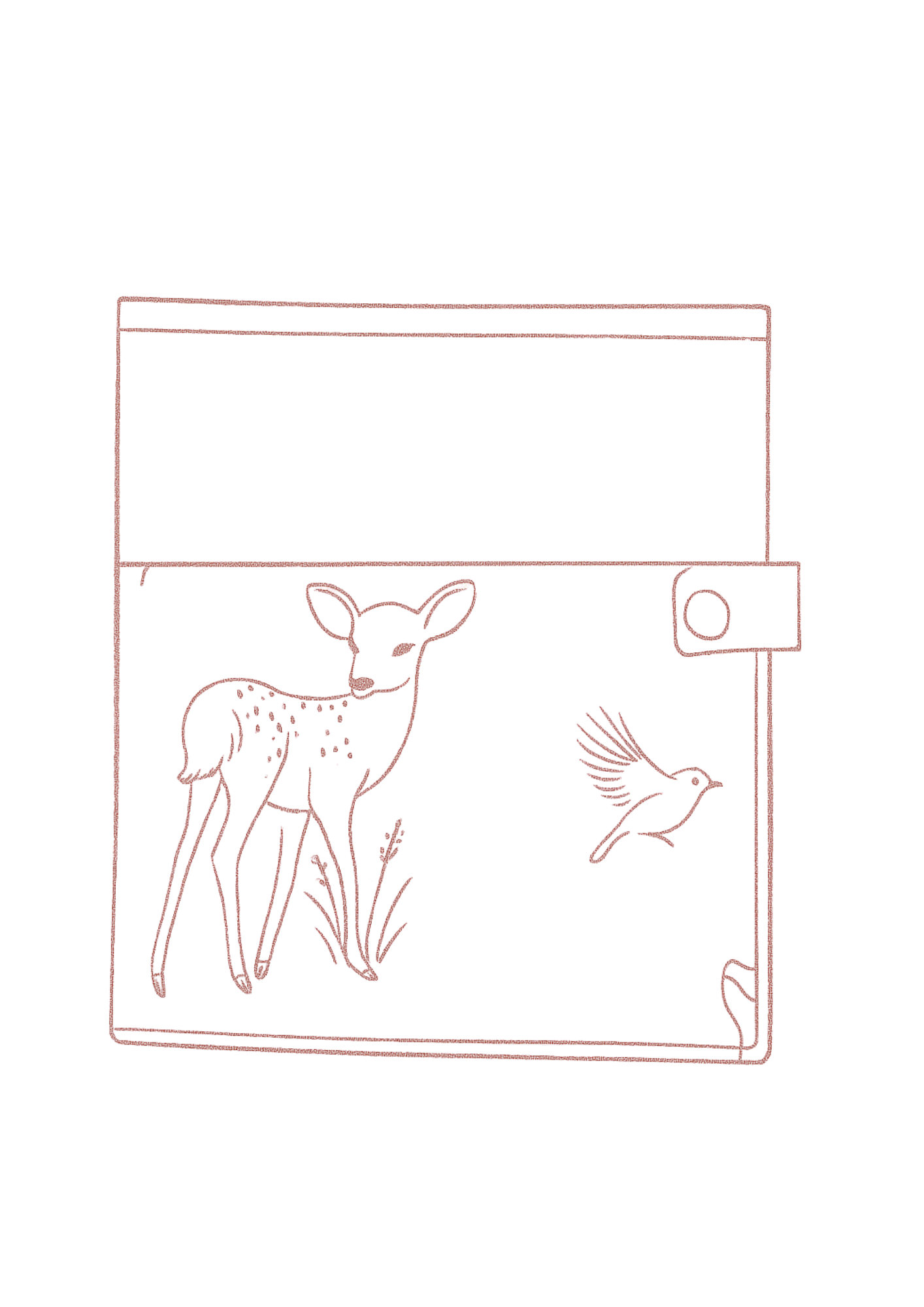 Protège carnet de santé personnalisable - creation by loliart