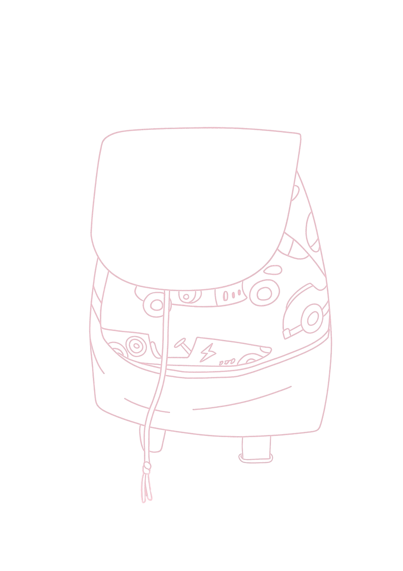 Sac enfant version 1 personnalisable. Créez votre sac en choisissant vos tissus intérieurs et extérieurs, et en ajoutant une broderie ou un flocage. Création sur mesure