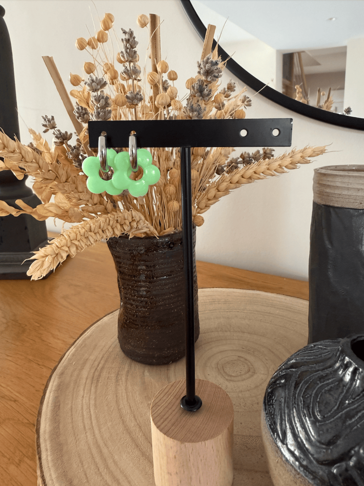 Boucles d’oreilles en forme de fleurs – Élégance florale et féminité