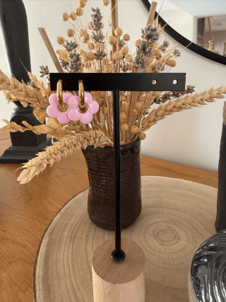 Boucles d’oreilles en forme de fleurs – Élégance florale et féminité