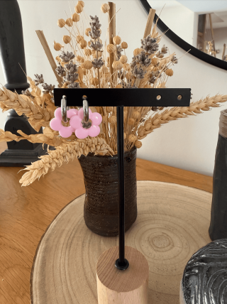 Boucles d’oreilles en forme de fleurs – Élégance florale et féminité
