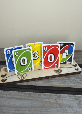Support carte en bois 25x7 cm – Idéal pour enfants et jeux