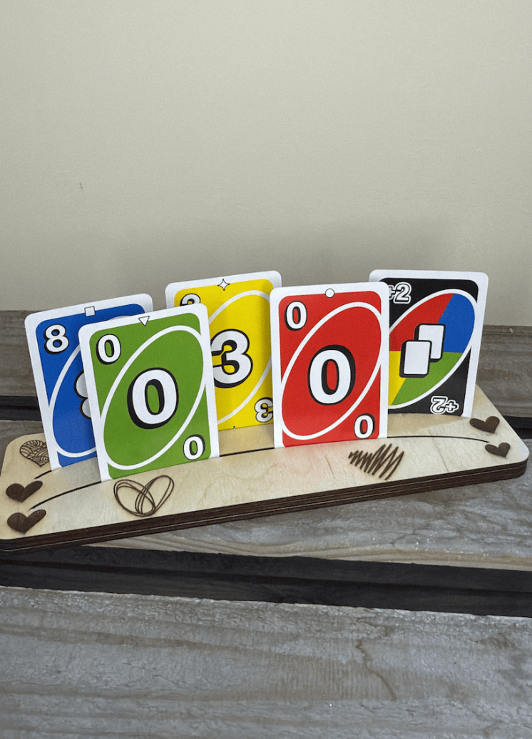 Support carte en bois 25x7 cm – Idéal pour enfants et jeux