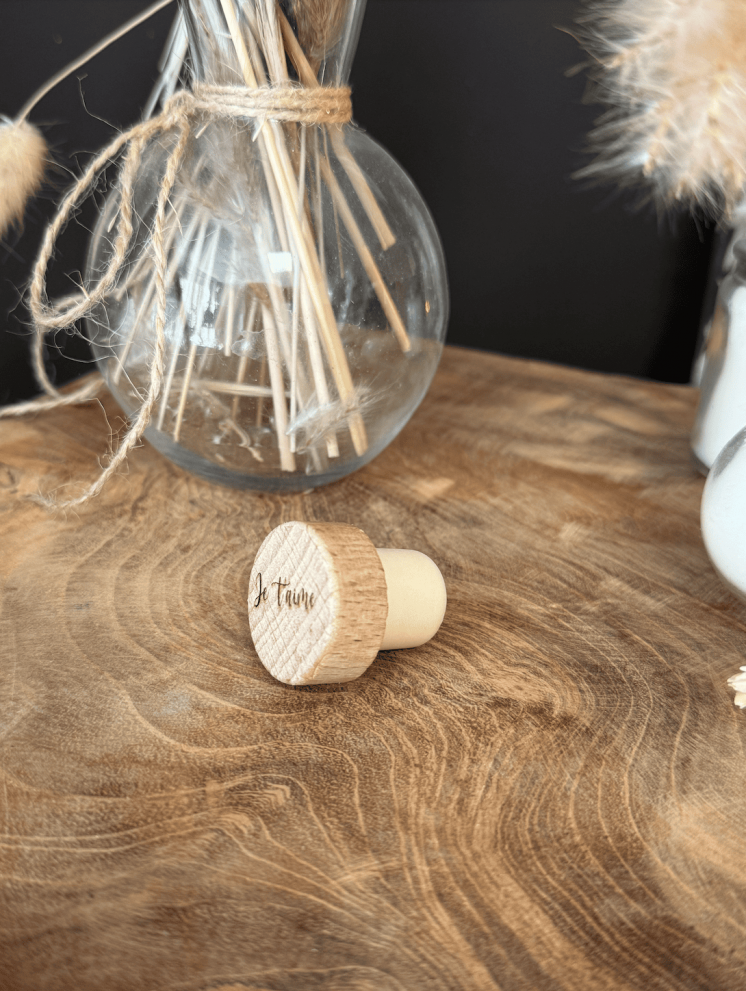 Bouchon de vin personnalisé – Cadeau original et élégant