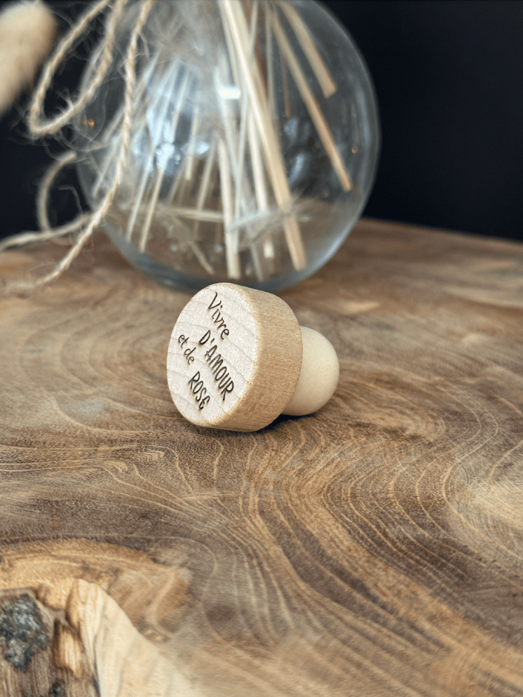 Bouchon de vin personnalisé – Cadeau original et élégant
