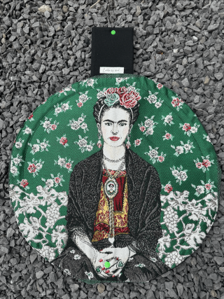 Bourse à maquillage ronde 45 cm Frida Kahlo - Pratique et stylée