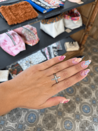 Bague Argentée Réglable en Acier Inoxydable – Chic & Durable