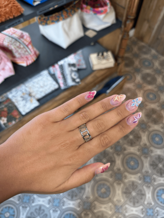 Bague Argentée Réglable en Acier Inoxydable – Chic & Durable