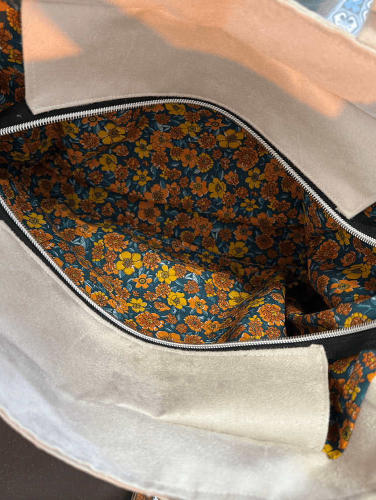 Sac cabas pratique fait main – Élégance et fonctionnalité au quotidien