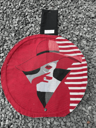 Bourse à maquillage ronde 41 cm - Pratique et stylée