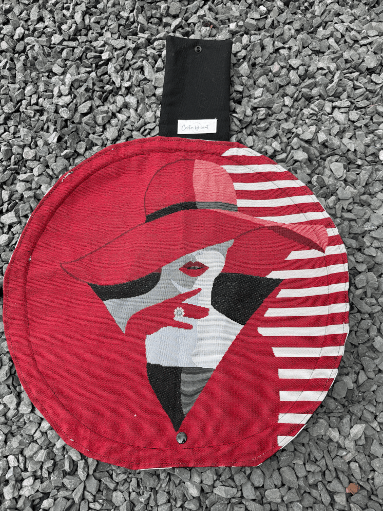 Bourse à maquillage ronde 41 cm - Pratique et stylée