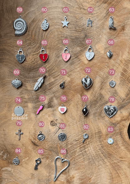 Collier personnalisable argenté