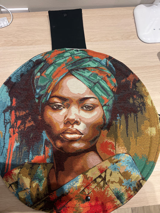 Bourse à maquillage T3 "Lison" similicuir noir