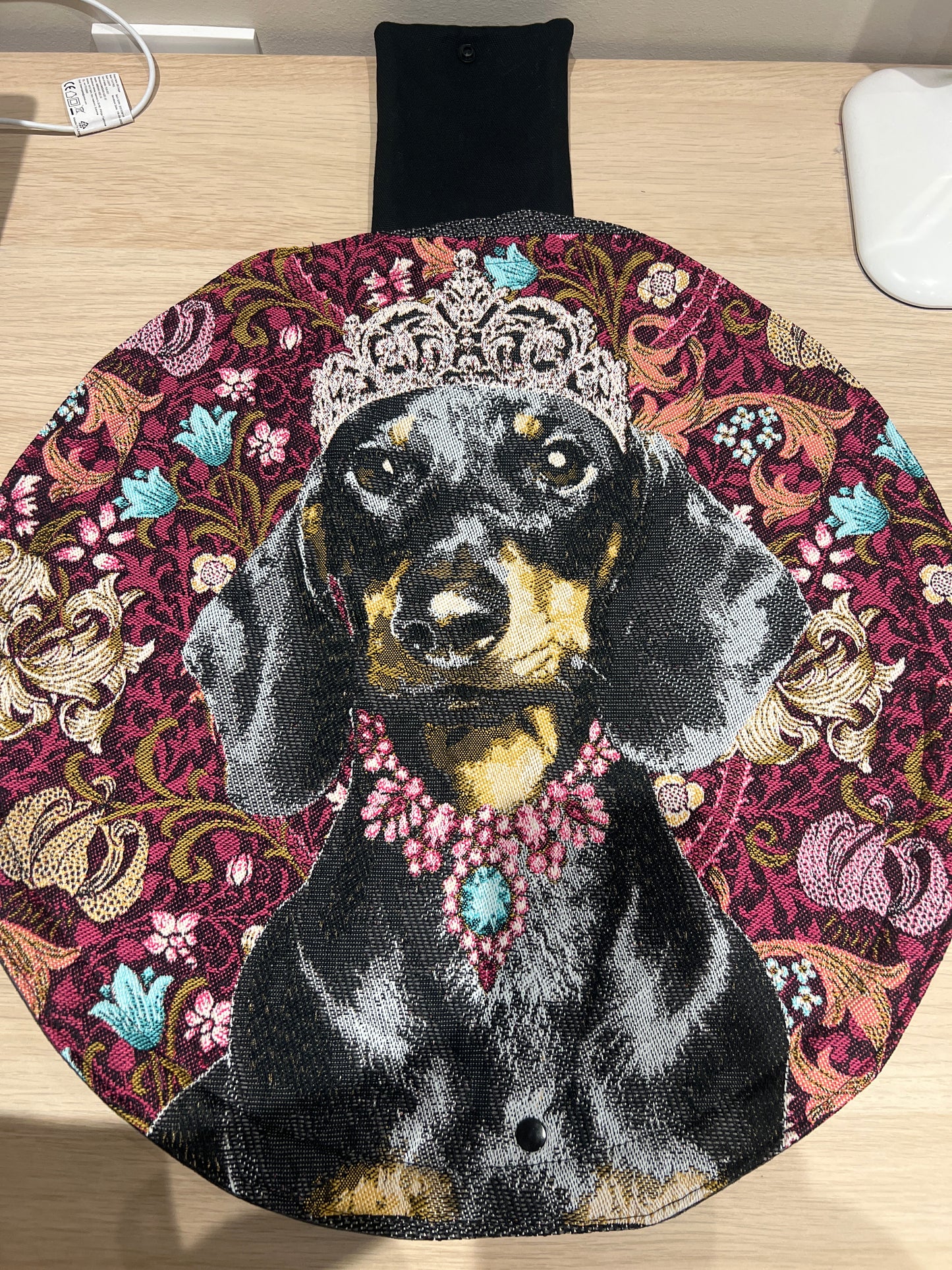 Bourse à maquillage T3 "Lison" similicuir gris