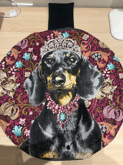 Bourse à maquillage T3 "Lison" similicuir gris