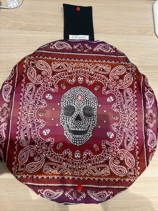 Bourse à maquillage T2 "Lison" similicuir noir