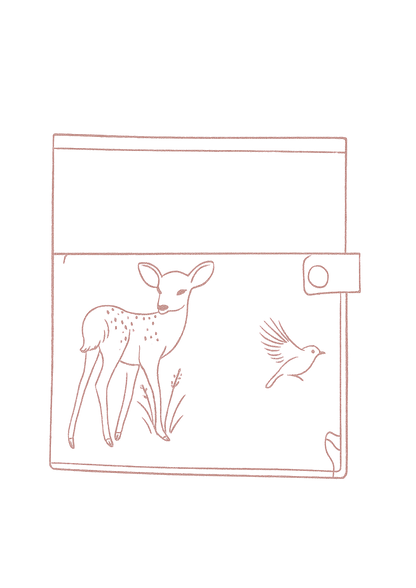 Protège carnet de santé personnalisable - creation by loliart