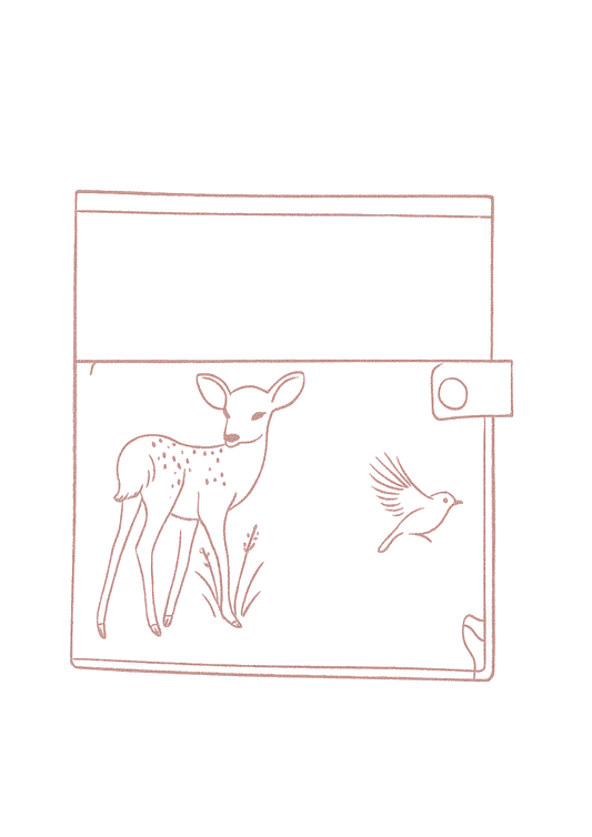 Protège carnet de santé personnalisable - creation by loliart