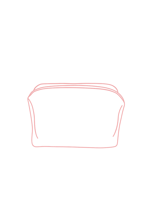 Trousse de toilette Charlie personnalisable. Créez votre trousse de toilette en choisissant vos tissus intérieurs et extérieurs, et en ajoutant une broderie. Création sur mesure
