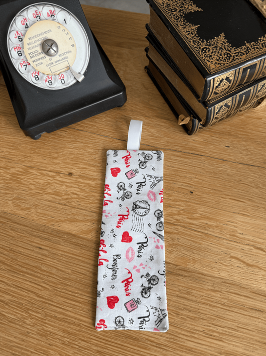 Marque-page "Océane" - Marque page en tissu fait main - Création artisanale