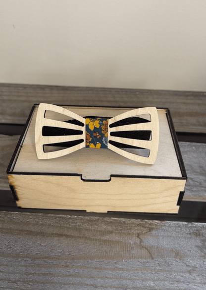 Nœud Papillon "Rafael" en bois - Noeud papillon en bois Fait main 
