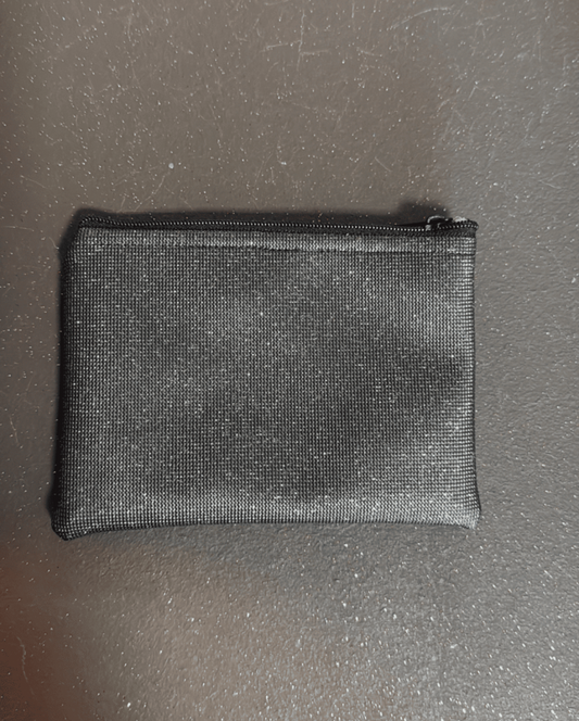 Porte-monnaie "Noémie" noir pailleté - porte monnaie fait main - Couture fait main - Création artisanale 