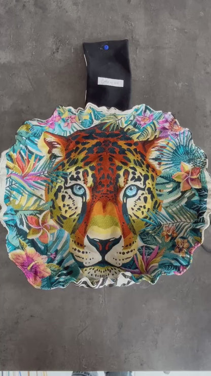 Bourse à maquillage T1 "Lison" similicuir noir