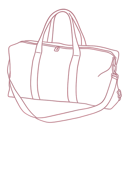 Sac Week-end personnalisable. Créez votre sac en choisissant vos tissus intérieurs et extérieurs. Création sur mesure