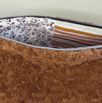 Trousse de toilette  - Trousse de toilette fait main - couture trousse de toilette - couture sur mesure 